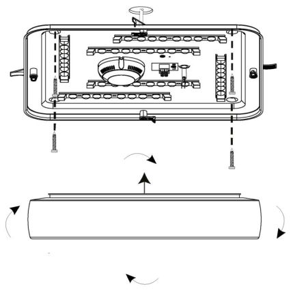 Eglo - Φως οροφής LED LED/22W/230V