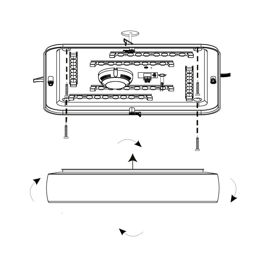 Eglo - Φως οροφής LED LED/22W/230V