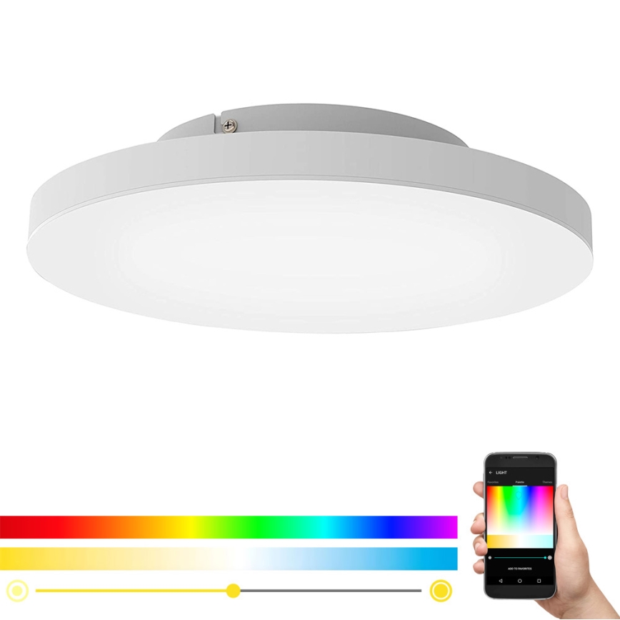 Eglo - LED RGB Dimming φωτιστικό οροφής TURCONA-C LED/20W/230V + RC