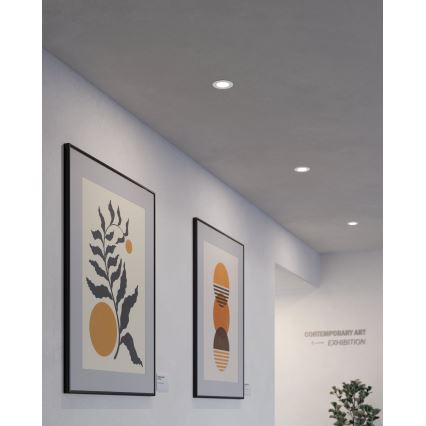 Eglo - Σετ 3 τεμ. εντοιχισμένων φωτιστικών LED FUEVA 5, 5 LED/2,7W/230V, Ø 8,6 cm