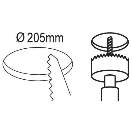 Eglo - Κρεμαστό φως οροφής LED LED/16,5W/230V