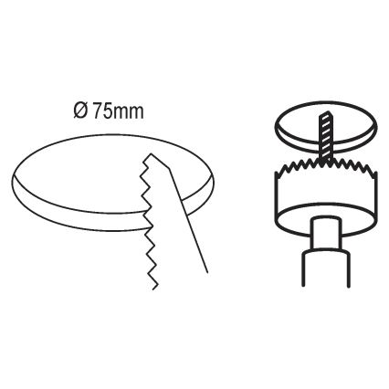 Eglo - Κρεμαστό φως οροφής LED LED/2,7W/230V