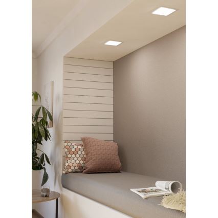 Eglo - Χωνευτό φωτιστικό οροφής LED/10,5W/230V 16,6x16,6 cm
