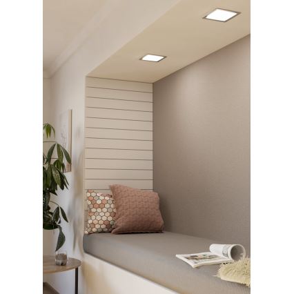 Eglo - Χωνευτό LED φωτιστικό οροφής LED/10,5W/230V 16,6x16,6 cm