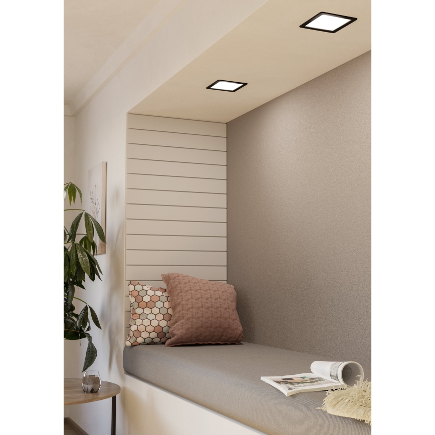 Eglo - Εντοιχισμένο φωτιστικό οροφής LED/10,5W/230V 16,6x16,6 cm