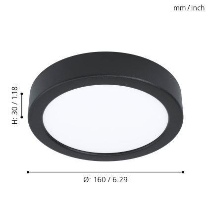 Eglo - Φως οροφής LED LED/10,5W/230V