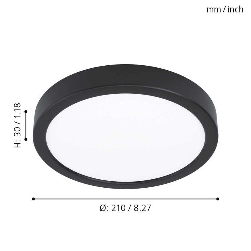 Eglo - Φωτιστικό οροφής LED, 16,5 W/230 V, διάμ. 21 εκ.