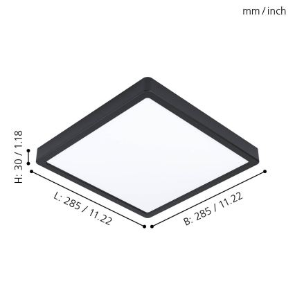 Eglo - Φως οροφής LED LED/20W/230V