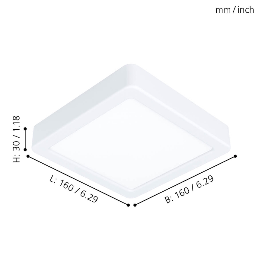Eglo - Φως οροφής LED LED/10,5W/230V