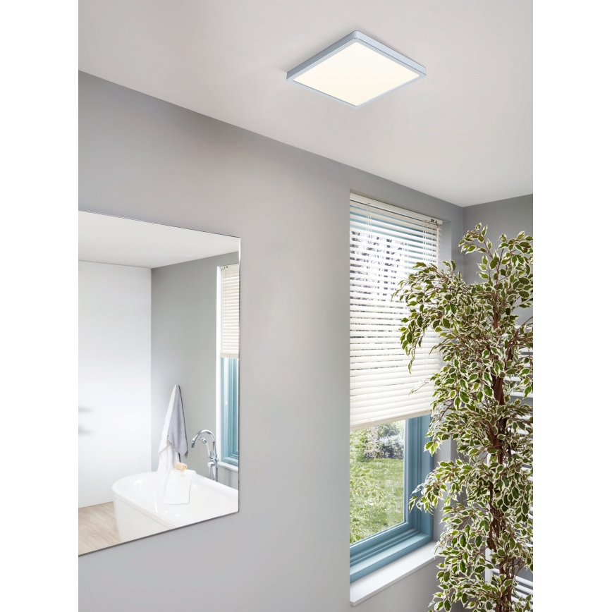 Eglo - LED Φωτιστικό οροφής μπάνιου LED/20W/230V IP44 28,5x28,5 cm