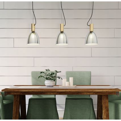 Eglo - Πολύφωτο σε σχοινί 3xE27/40W/230V