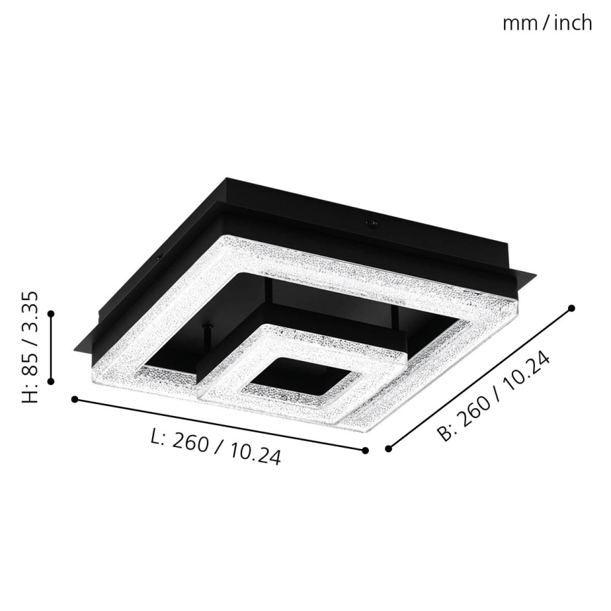 Eglo - Φως οροφής LED LED/12W/230V