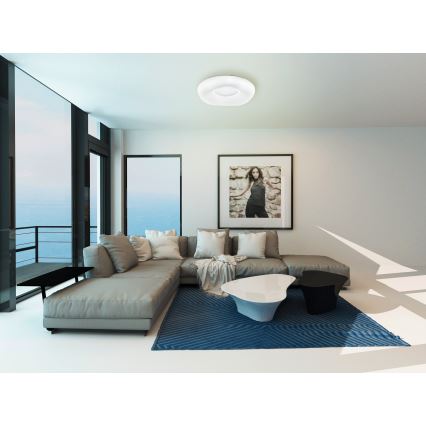 Eglo - LED Ρυθμιζόμενο Φωτιστικό Οροφής LED/18W/230V με Τηλεχειριστήριο