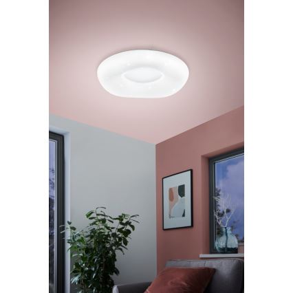 Eglo - LED Ρυθμιζόμενο Φωτιστικό Οροφής LED/18W/230V με Τηλεχειριστήριο