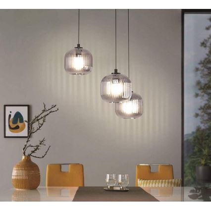 Eglo - Πολύφωτο σε σχοινί 3xE27/40W/230V