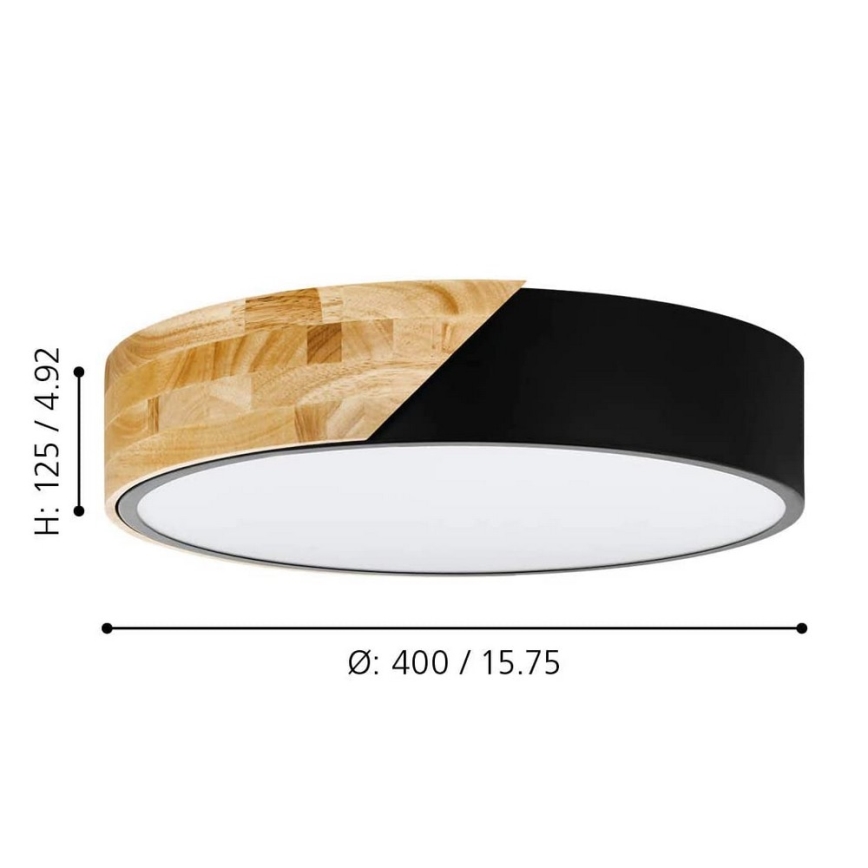 Eglo - Φως οροφής 2xE27/28W/230V