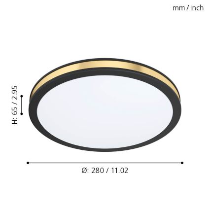 Eglo - Φως οροφής LED LED/11W/230V