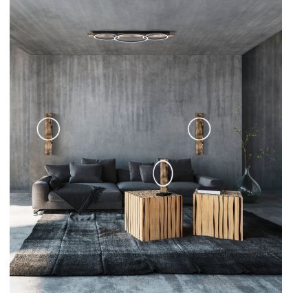 Eglo - LED Φωτιστικό οροφής 2xLED/12W/230V + LED/12W