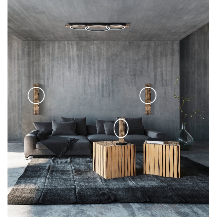 Eglo - LED Φωτιστικό οροφής 2xLED/12W/230V + LED/12W