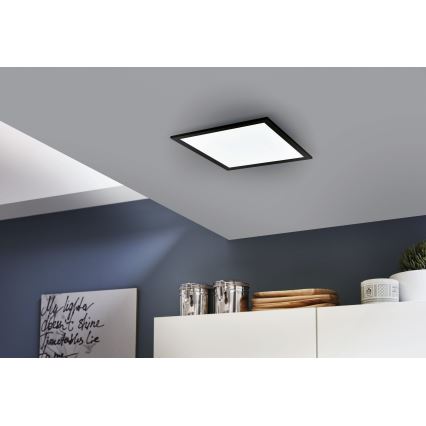 Eglo - ρυθμιζόμενο LED RGB φωτιστικό οροφής SALOBRENA-C LED/16W/230V 30x30 cm + τηλεχειριστήριο