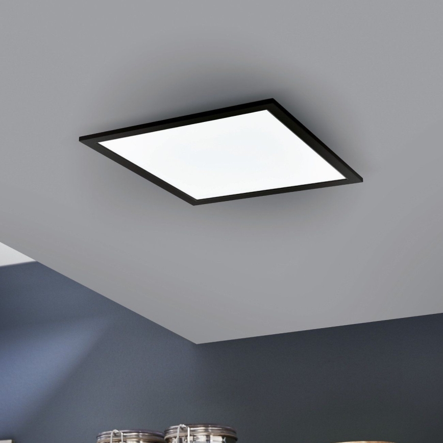 Eglo - ρυθμιζόμενο LED RGB φωτιστικό οροφής SALOBRENA-C LED/16W/230V 30x30 cm + τηλεχειριστήριο