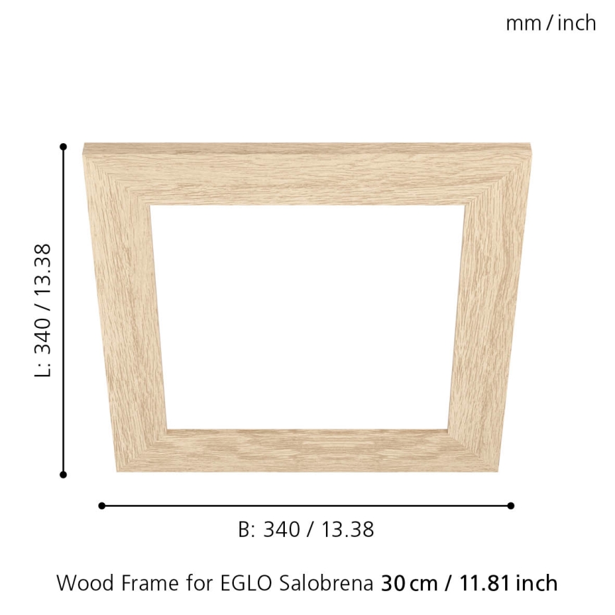 Eglo 99421 - Πλαίσιο για οροφής φωτιστικό SALOBRENA 300x300 mm