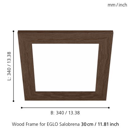 Eglo 99425 - Πλαίσιο για ceiling φωστικό SALOBRENA 300x300 mm