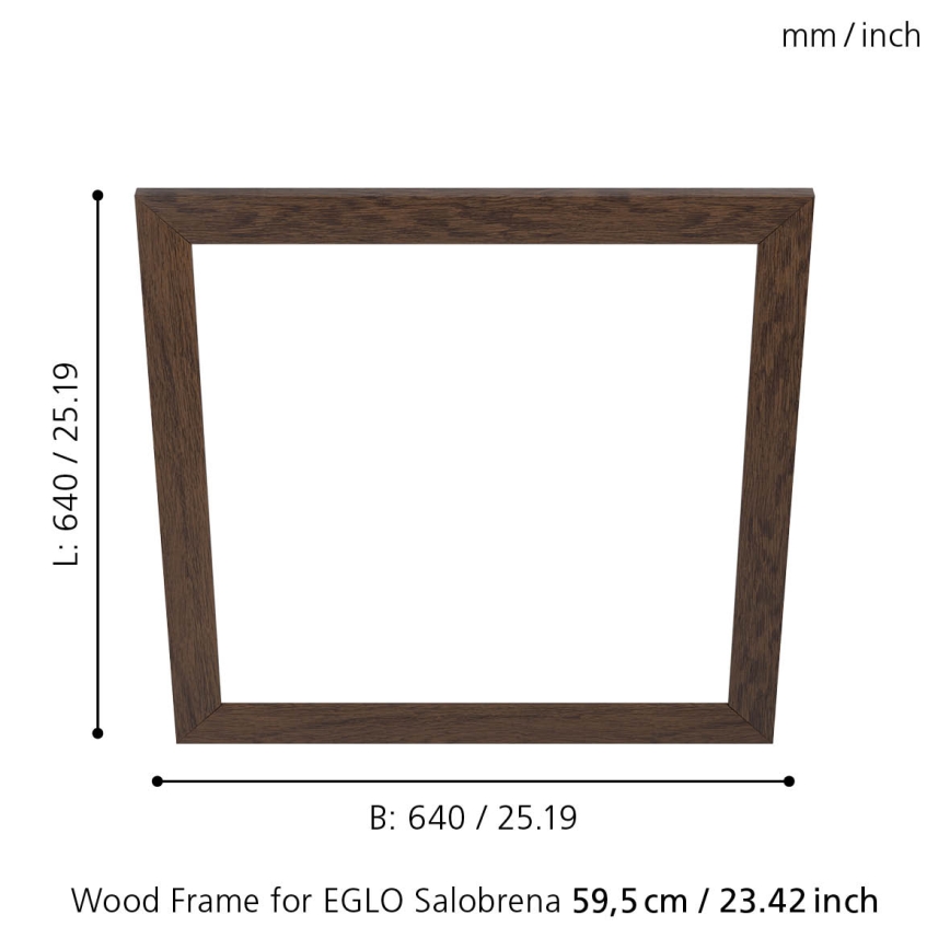 Eglo - Πλαίσιο για φωτιστικό SALOBRENA 595x595 mm