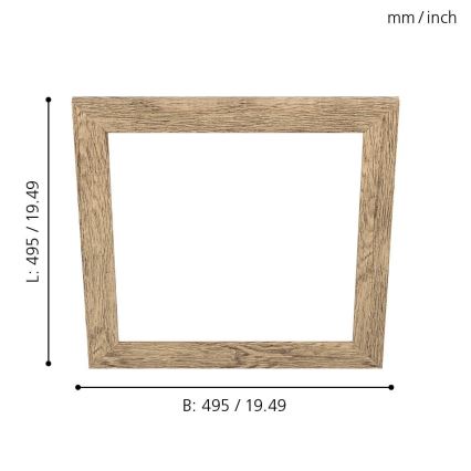 Eglo - Πλαίσιο για φωτιστικό SALOBRENA 450x450 mm