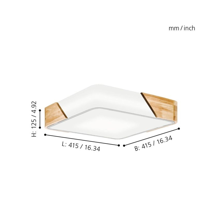 Eglo - Φως οροφής 2xE27/28W/230V