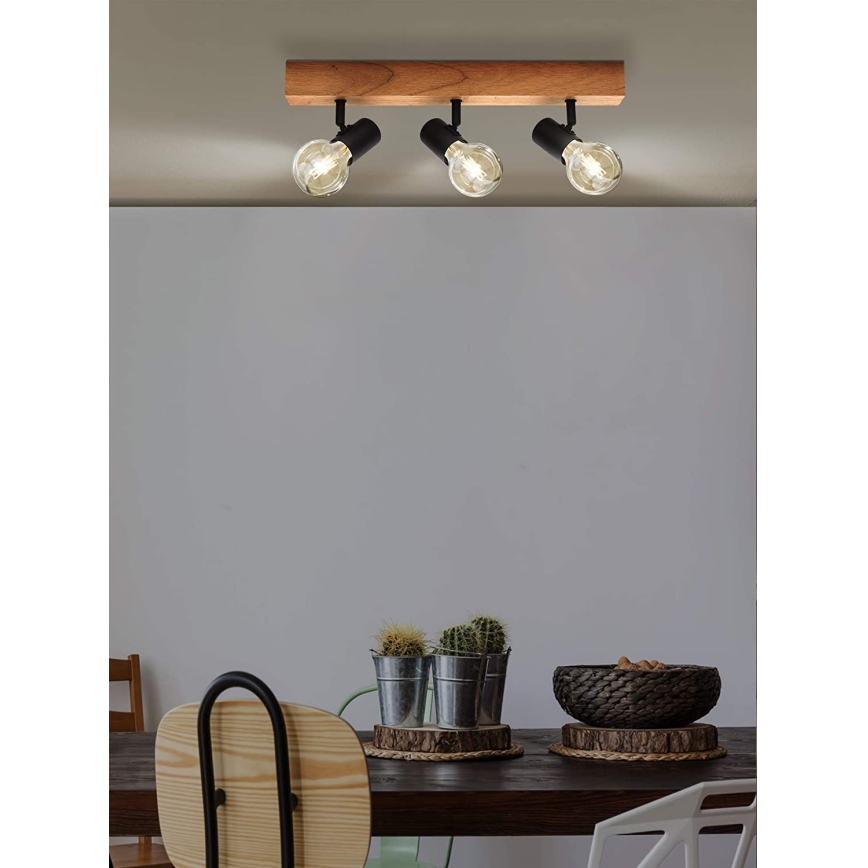 Eglo - Φωτιστικό σποτ TOWNSHEND 3xE27/60W/230V - FSC πιστοποιημένο