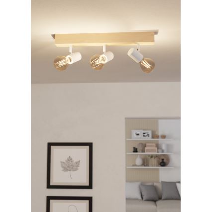 Eglo - Φωτιστικό σποτ TOWNSHEND 3xE27/60W/230V - FSC πιστοποιημένο