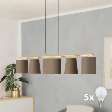 Eglo 99487 - LED κρεμαστό φωτιστικό με καλώδιο ALMEIDA 5xE14/40W/230V