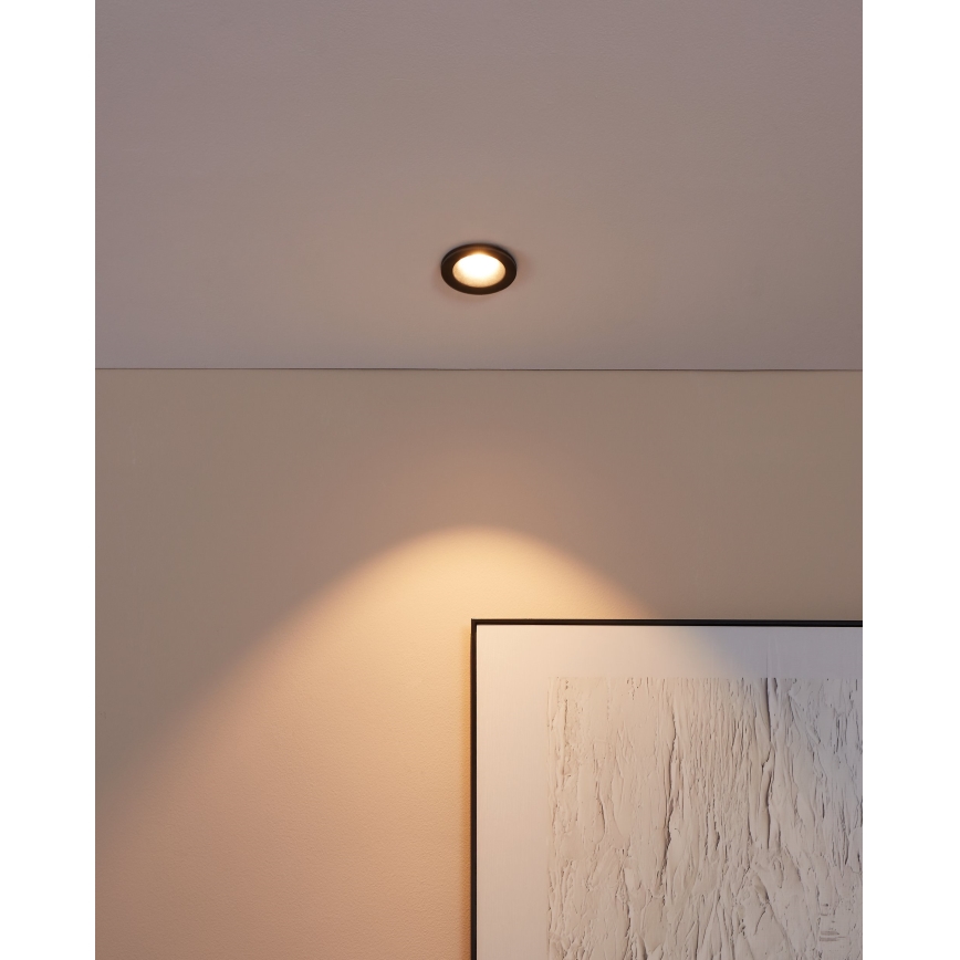 Eglo - LED Dimmable χωνευτό φωτιστικό μπάνιου LED/6W/230V 2700K IP44