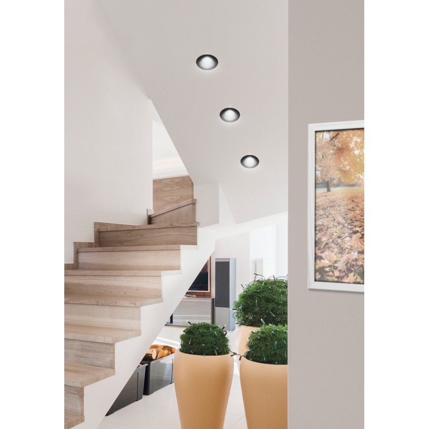 Eglo - LED Dimmable χωνευτό φωτιστικό μπάνιου LED/6W/230V 4000K IP44
