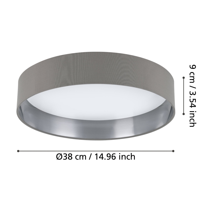 Eglo - Φως οροφής LED LED/24W/230V