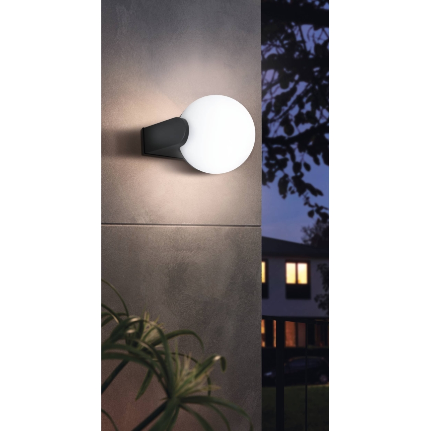 Eglo - Εξωτερικό φωτιστικό τοίχου 1xE27/15W/230V IP44