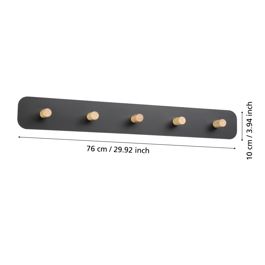 Eglo - Κρεμάστρα τοίχου με φωτισμό LED/18W/230V