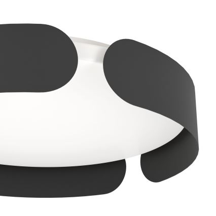 Eglo - LED φωτιστικό οροφής LED/20W/230V Ø 37 cm μαύρο