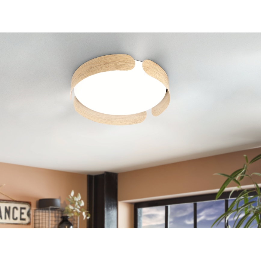 Eglo - Φωτιστικό οροφής LED/20W/230V Ø 37 cm μπεζ