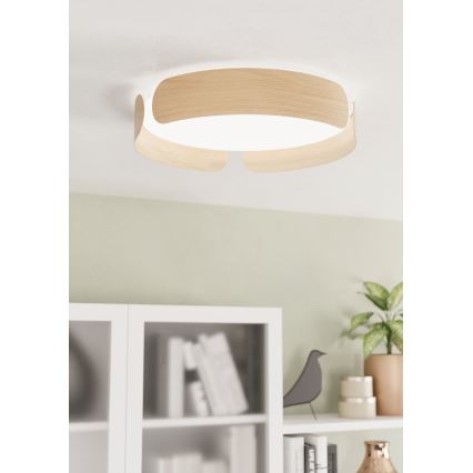 Eglo - Φωτιστικό οροφής LED/20W/230V Ø 37 cm μπεζ