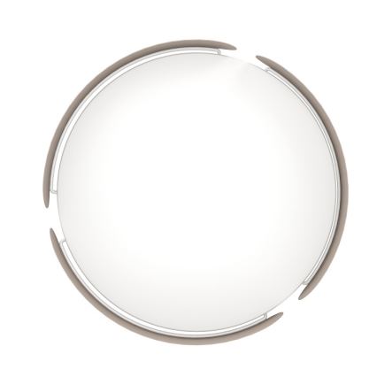 Eglo - Φωτιστικό οροφής LED LED/20W/230V διάμ. 37 cm καφέ