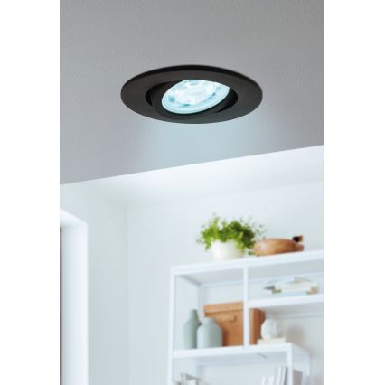 Eglo - LED RGBW Dimmable χωνευτό φωτιστικό LED/5W/230V 2700-6500K ZigBee