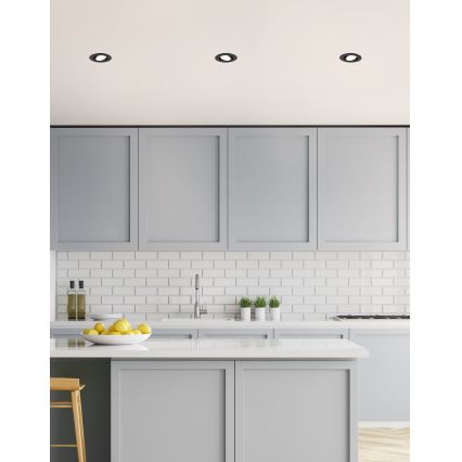 Eglo - LED RGBW Dimmable χωνευτό φωτιστικό LED/5W/230V 2700-6500K ZigBee