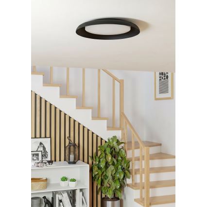 Eglo - LED Φωτιστικό οροφής LED/17,1W/230V μαύρο