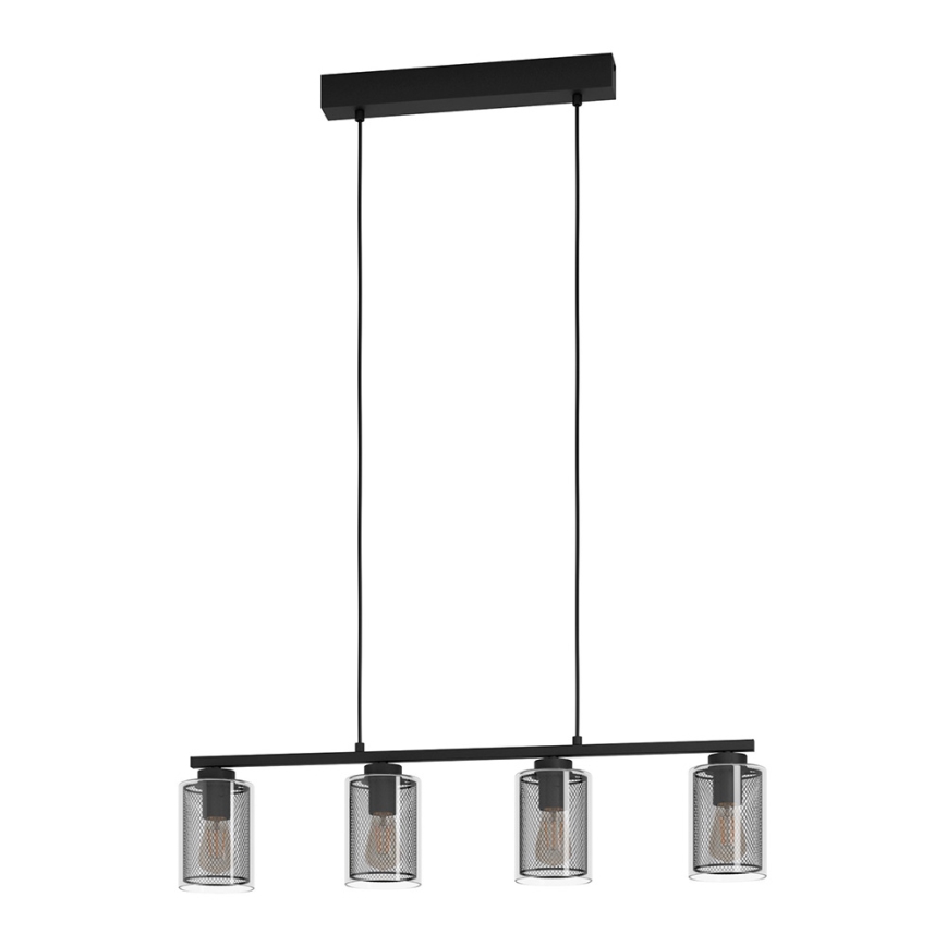 Eglo - Πολύφωτο κρεμαστό ράγα 4xE27/40W/230V