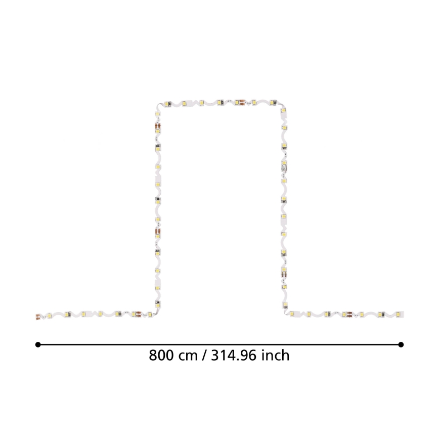 Eglo - Ταινία LED 8m LED/43,2W/24/230V 4000K