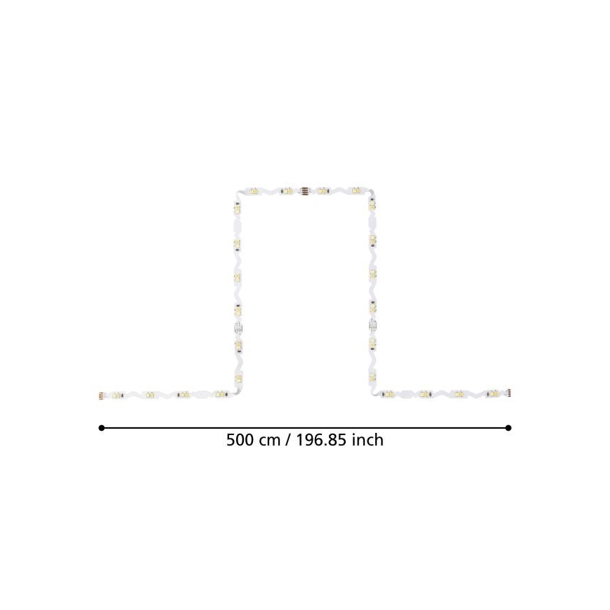 Eglo - LED Dimmable ταινία 5m LED/23W/24/230V 2700-6500K + τηλεχειριστήριο