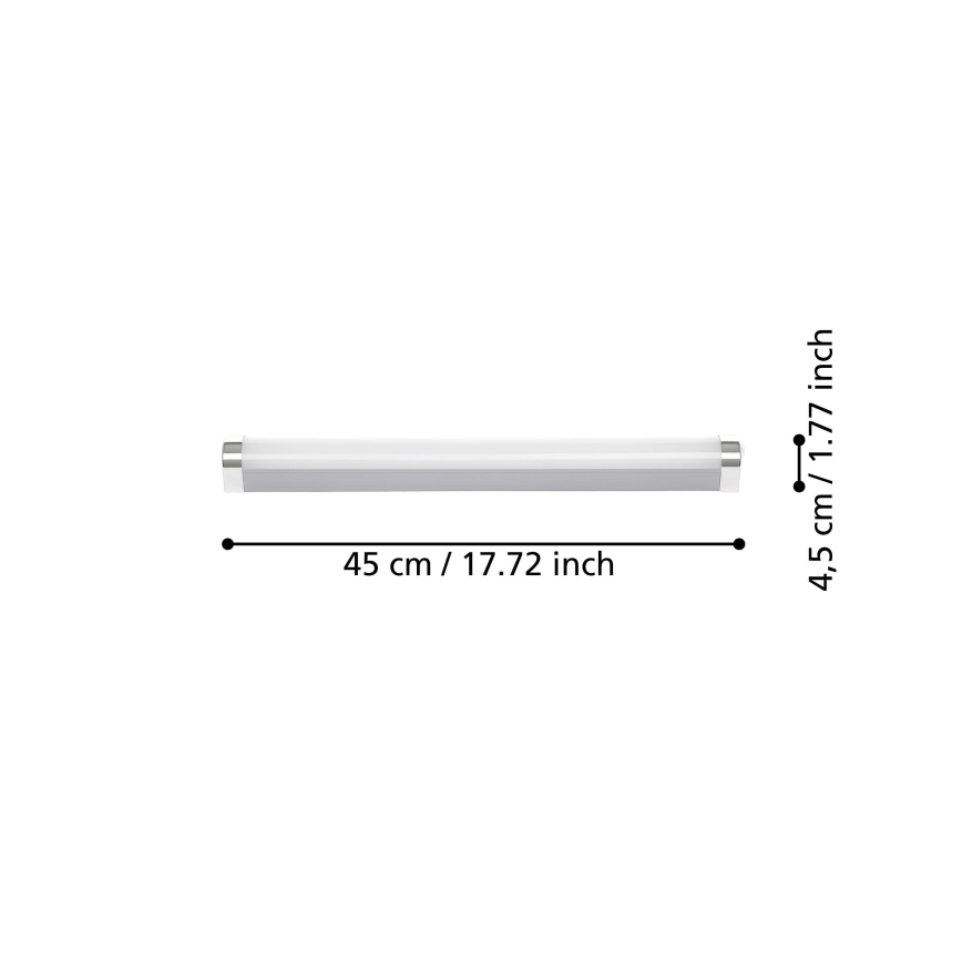 Eglo - LED Φωτισμός καθρέφτη μπάνιου LED/7,5W/230V IP44 45 cm