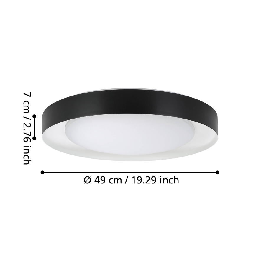 Eglo - LED Dimmable φωτιστικό οροφής LED/24W/230V 3000-6500K + τηλεχειριστήριο